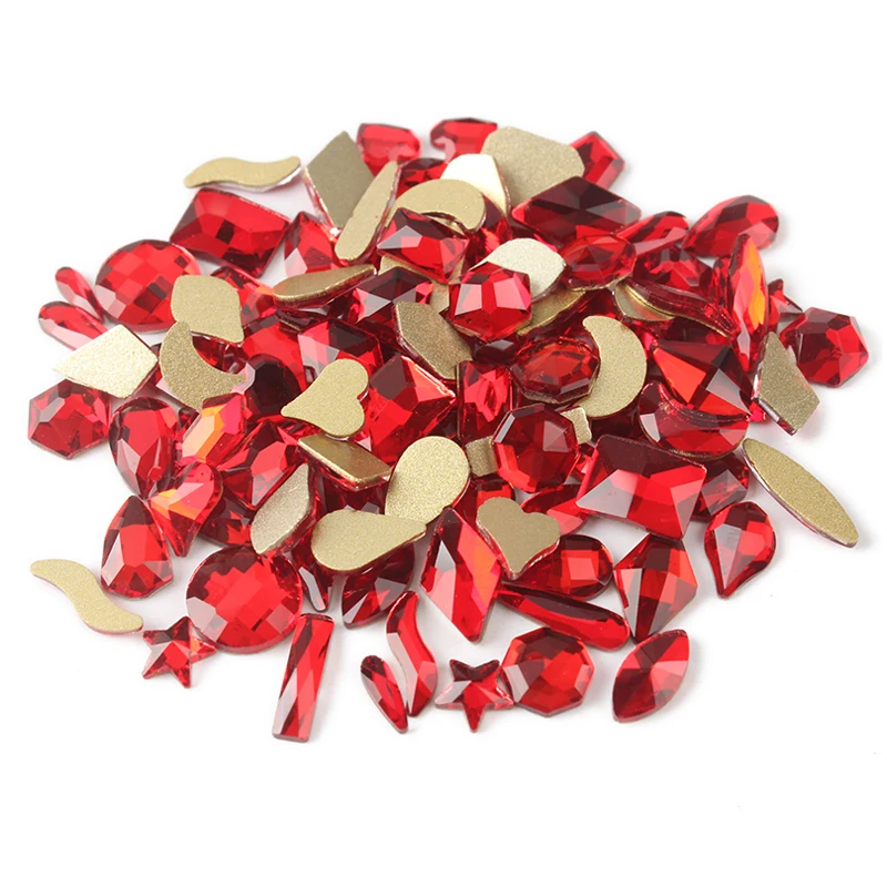 100pcs Siam Mix Shape Rhinestone Flat back Nail art Crystal Stones for DIY Nails art Decoration
100pcs Siam Mix Shape Rhinestone Flat back Nail art Crystal Stones for DIY Nails art Decoration