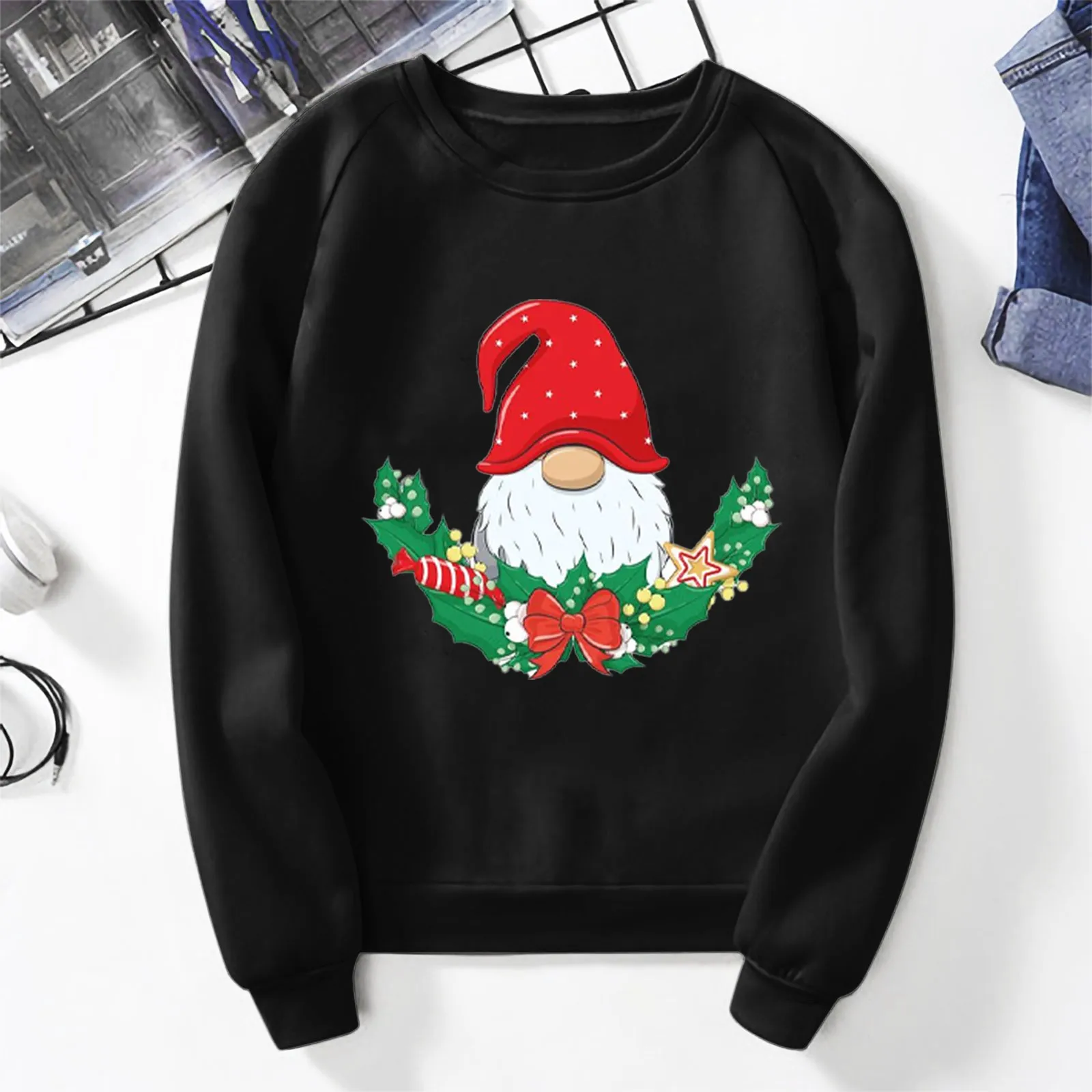 Тёмное боди с длинным рукавом, Женская Толстовка без пальцев, флисовый свитшот с цветочным принтом и круглым вырезом, Повседневная Толстовк...
Тёмное боди с длинным рукавом, Женская Толстовка без пальцев, флисовый свитшот с цветочным принтом и круглым вырезом, Повседневная Толстовк...