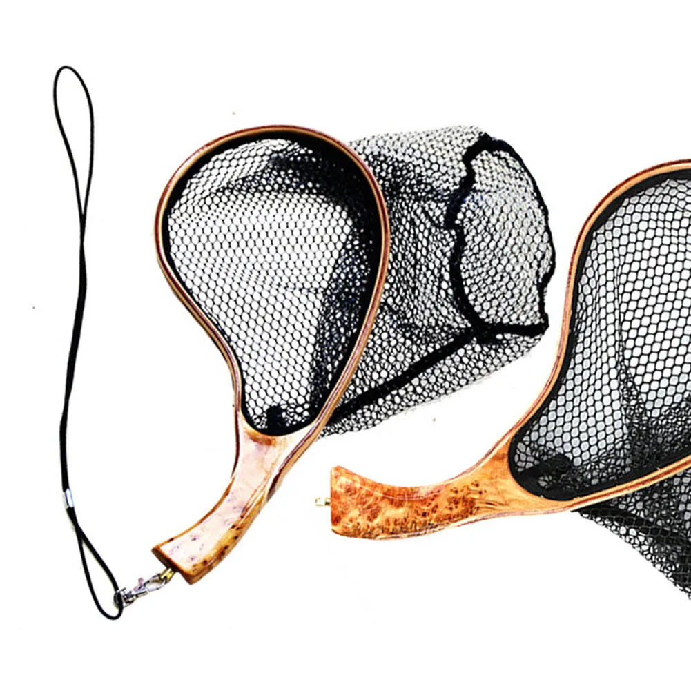 Durable Fly Fishing Net Release Net Wooden Frame Fishing Net Functional Landing Catch Wood+plastic For Fly Fishing
Durable Fly Fishing Net Release Net Wooden Frame Fishing Net Functional Landing Catch Wood+plastic For Fly Fishing