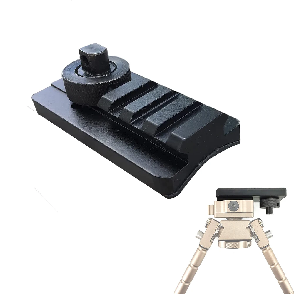 Тактическое крепление с 3 слотами резиновое основание адаптер для винтовки Bipod 20