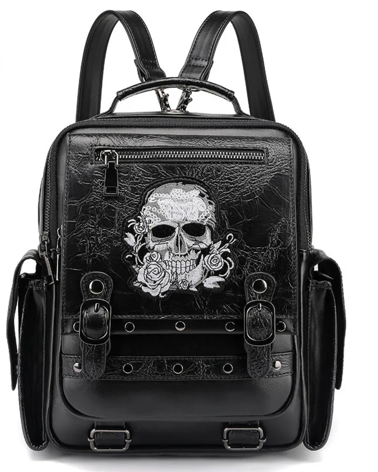 New Backpack Skull Head Embroidery Computer Female Tote Shoulder Bag Luxury Women 2023 High-capacity Handbag Woman Y2k Bolsas
New Backpack Skull Head Embroidery Computer Female Tote Shoulder Bag Luxury Women 2023 High-capacity Handbag Woman Y2k Bolsas