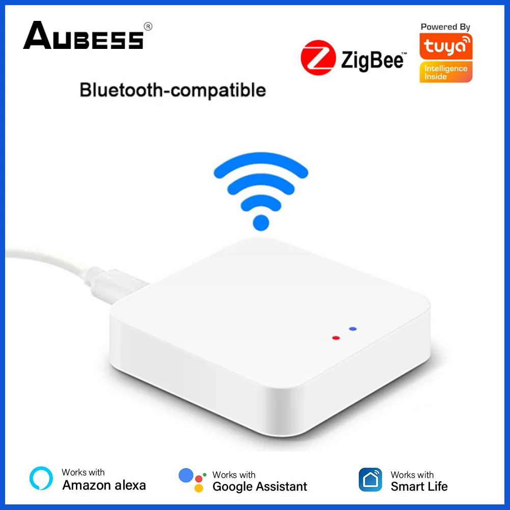 Tuya Smart Gateway Hub Multi-protocol Communication Zigbee+Bluetooth Combo Gateway Smart Home Remote Control Via Alexa Google
Tuya Smart Gateway Hub Multi-protocol Communication Zigbee+Bluetooth Combo Gateway Smart Home Remote Control Via Alexa Google