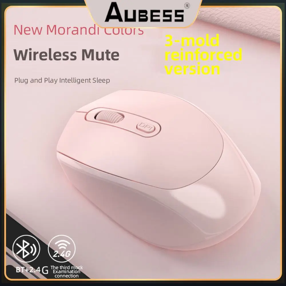 4 Keys Office Mouse Comfortable Morandi Silent Wireless Mouse Anti-skid Rechargeable Office Accessories 500mah Mute
4 Keys Office Mouse Comfortable Morandi Silent Wireless Mouse Anti-skid Rechargeable Office Accessories 500mah Mute