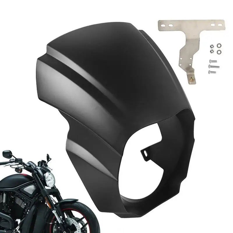 Черная обтекательная накладка на лобовое стекло фары для Softail 2018-2021 защитный отражатель мотоцикла для модели 18-20
Черная обтекательная накладка на лобовое стекло фары для Softail 2018-2021 защитный отражатель мотоцикла для модели 18-20
