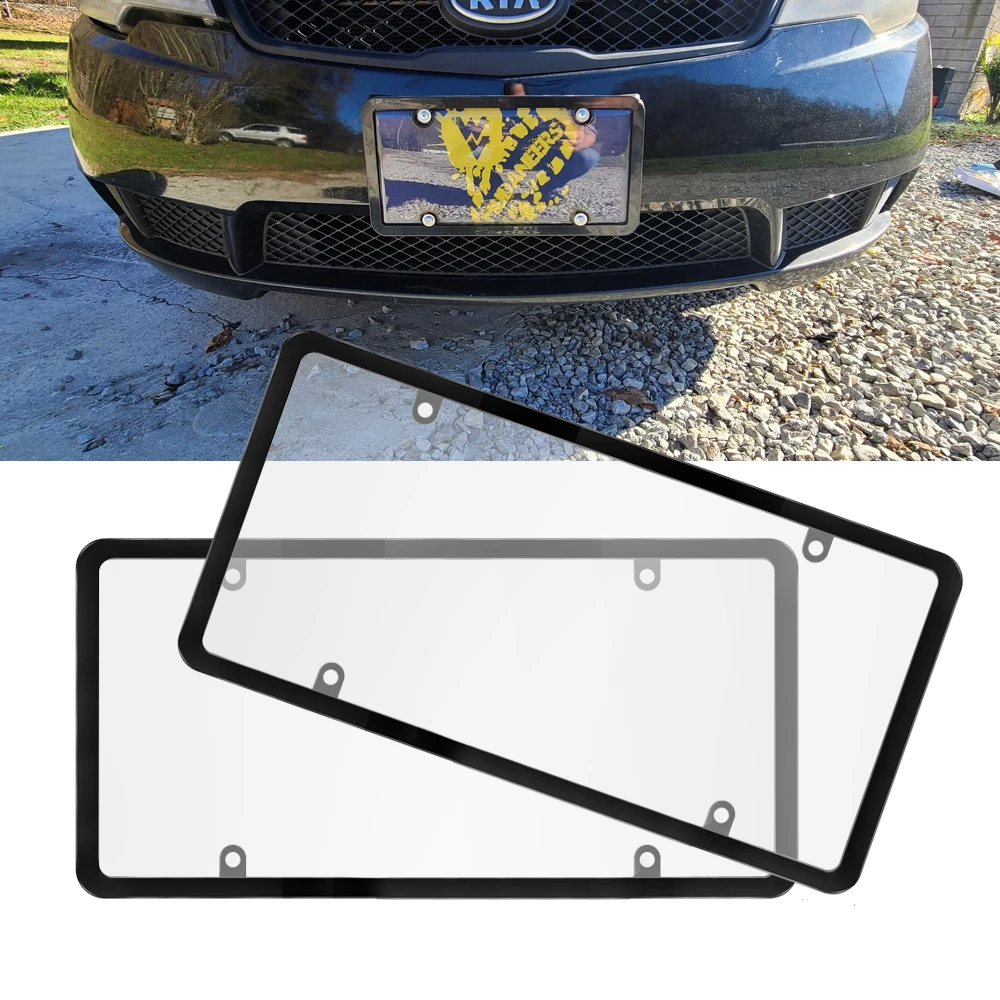 2Pcs Transparent Reflective Anti-Speeding Red Light Toll Camera Stopper License Plate Cover
2Pcs Transparent Reflective Anti-Speeding Red Light Toll Camera Stopper License Plate Cover
