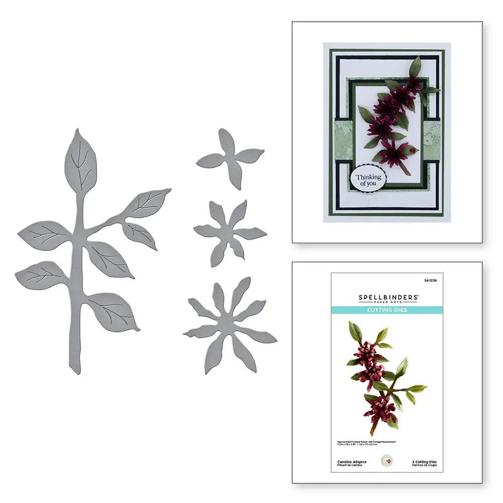 Carolina Allspice Metal Cutting Dies Mold Craft Decoration Embossing Template DIY Greeting Card Handmade 2022 New Arrivals
Carolina Allspice Metal Cutting Dies Mold Craft Decoration Embossing Template DIY Greeting Card Handmade 2022 New Arrivals