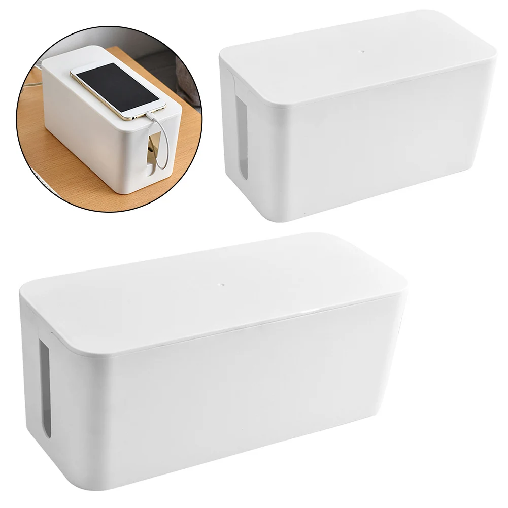 Cable Storage Box Power Strip Wire Case Anti Dust Charger Socket Organizer Network Line Storage Bin For Household Necessities
Cable Storage Box Power Strip Wire Case Anti Dust Charger Socket Organizer Network Line Storage Bin For Household Necessities
