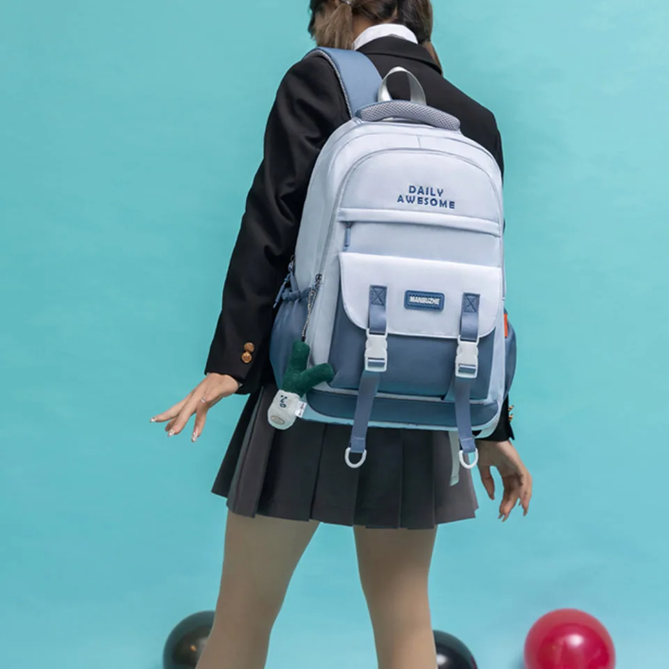 Fashionable New Schoolbag Lightweight Luxury Brand Design Large-Capacity Backpack Literature And Art Women Student Schoolbag M43
Fashionable New Schoolbag Lightweight Luxury Brand Design Large-Capacity Backpack Literature And Art Women Student Schoolbag M43
