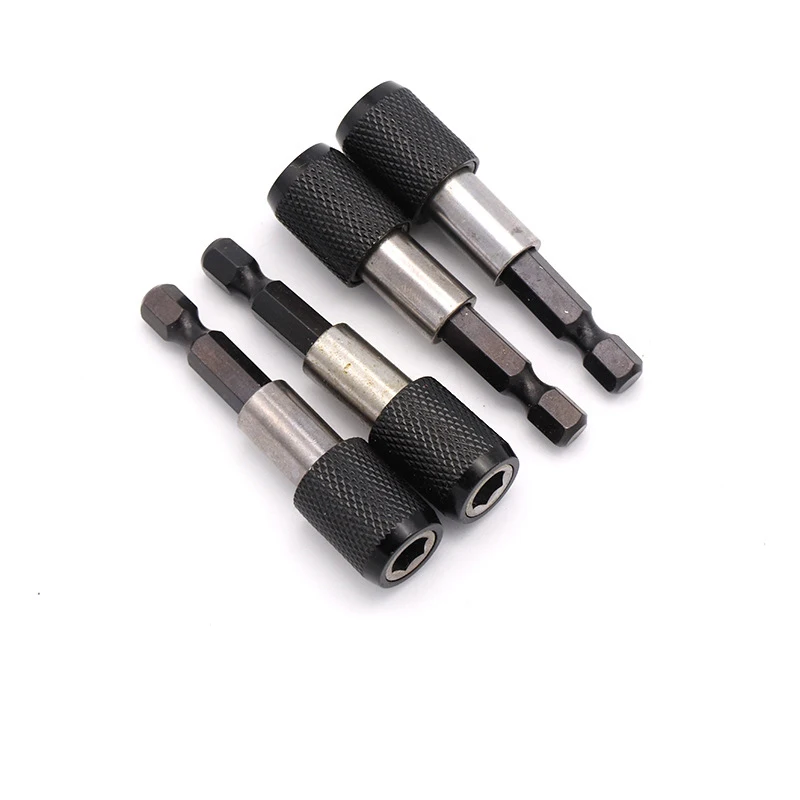Magnetic Drill Bit Holder Set 4 PCS for Tight Space 1/4” Head Extension Rod Batch for Screwdriver 60mm
Magnetic Drill Bit Holder Set 4 PCS for Tight Space 1/4” Head Extension Rod Batch for Screwdriver 60mm