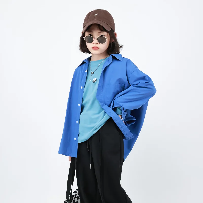 Children Shirt Spring and Autumn New Korean Fashion Casual Loose Children Clothes Long Sleeve Shirt Girls Blouse Boys Shirts
Children Shirt Spring and Autumn New Korean Fashion Casual Loose Children Clothes Long Sleeve Shirt Girls Blouse Boys Shirts