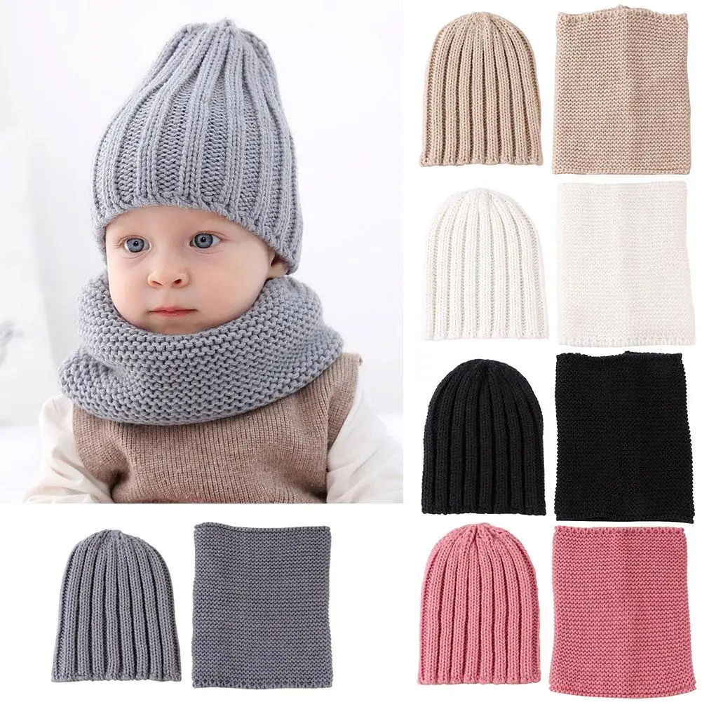 Lovely Cute Kids Boy Girl Yarn Knitted Winter Warm Beanie Caps Soft Baby Hat Scarf Autumn Warm Neck Collar Kids Beanies Sets
Lovely Cute Kids Boy Girl Yarn Knitted Winter Warm Beanie Caps Soft Baby Hat Scarf Autumn Warm Neck Collar Kids Beanies Sets