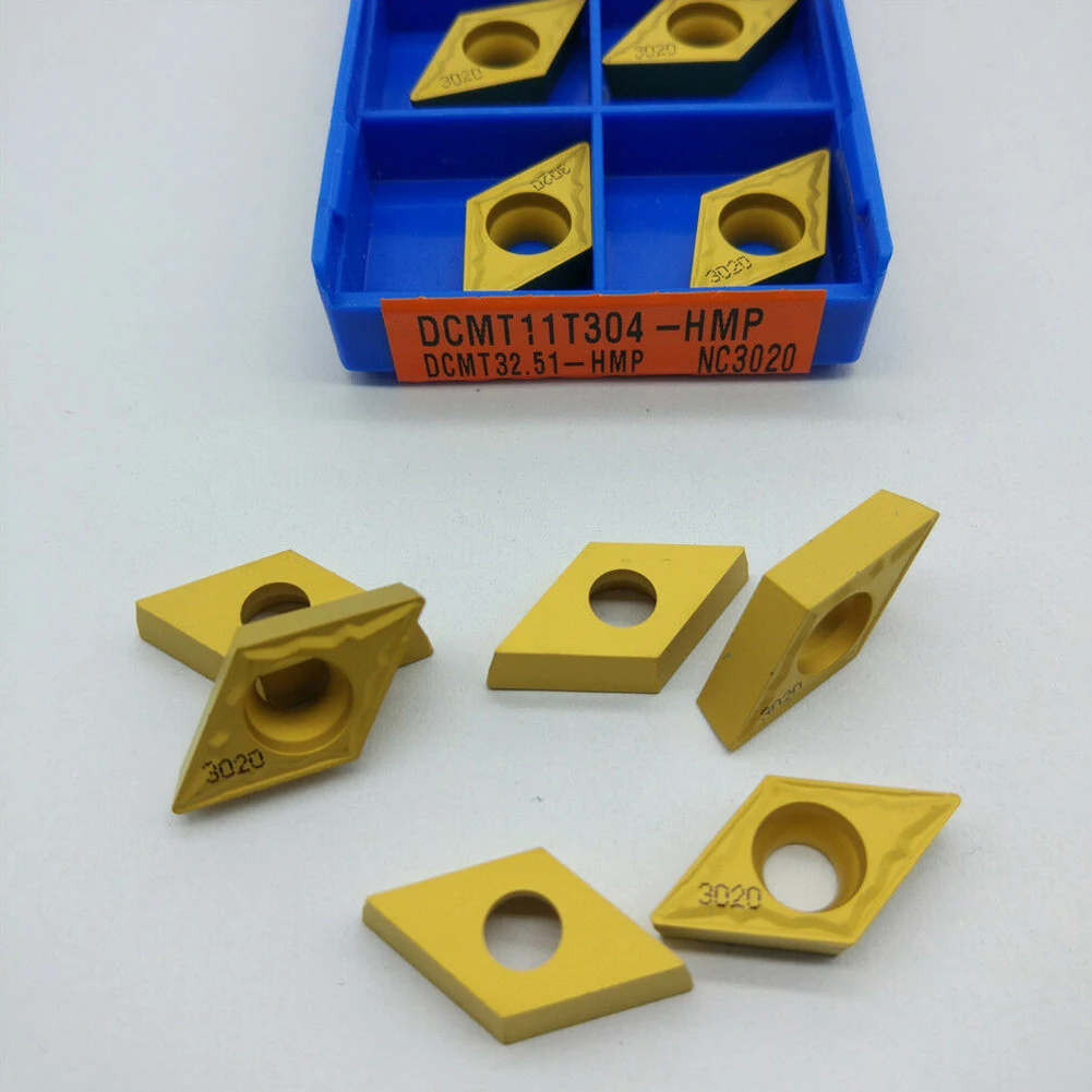 Brand New CNC Carbide Turning Inserts 10 Pcs/box Blade Cutting Saw DCMT11T304-HMP DCMT32.51 For Semi-finishin NC3020
Brand New CNC Carbide Turning Inserts 10 Pcs/box Blade Cutting Saw DCMT11T304-HMP DCMT32.51 For Semi-finishin NC3020