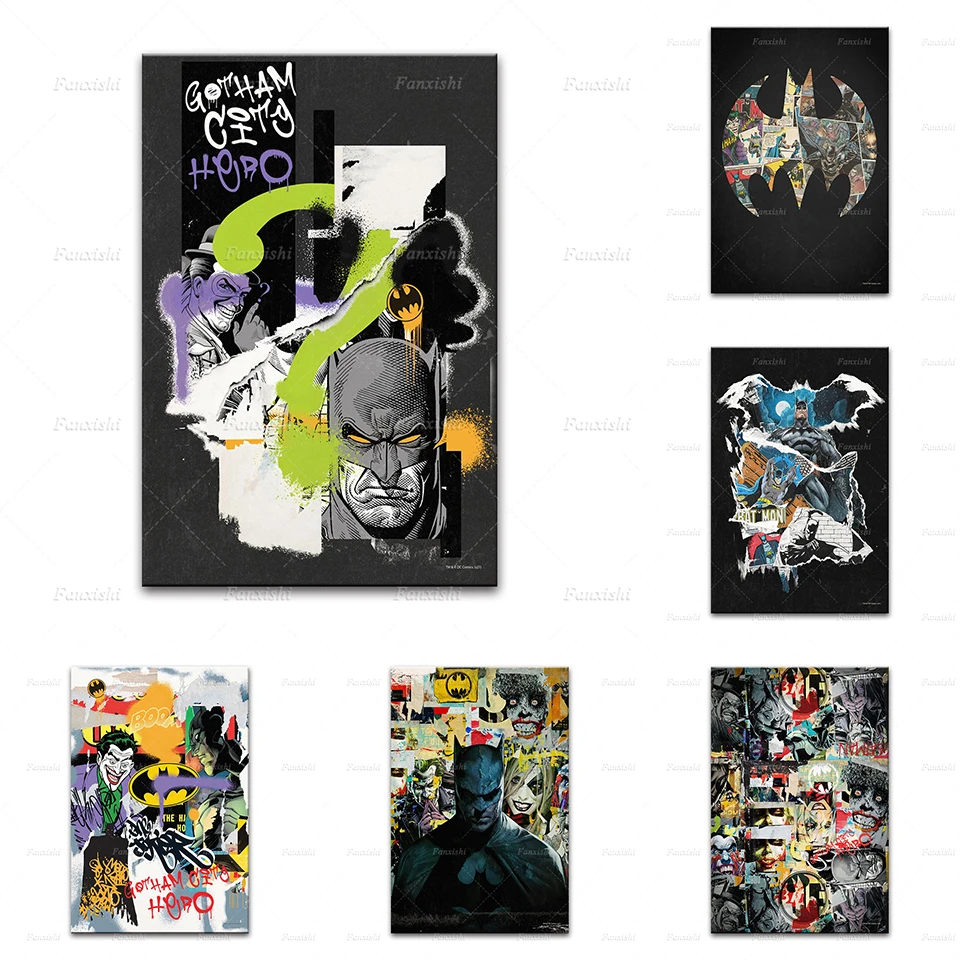 Classic Movie Role Batman Paintings Wall Art Canvas Modular Picture Hd Print Abstract Watercolor Gift Poster No Frame Home Decor
Classic Movie Role Batman Paintings Wall Art Canvas Modular Picture Hd Print Abstract Watercolor Gift Poster No Frame Home Decor