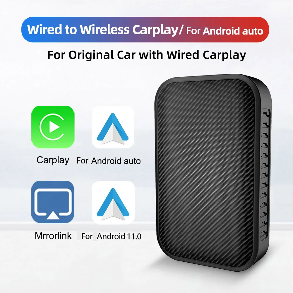 3.0 Android 11 Carplay Ai Box Wireless Carplay Dongle Carplay Wireless Dongle USB Adapter Android Auto Box
3.0 Android 11 Carplay Ai Box Wireless Carplay Dongle Carplay Wireless Dongle USB Adapter Android Auto Box