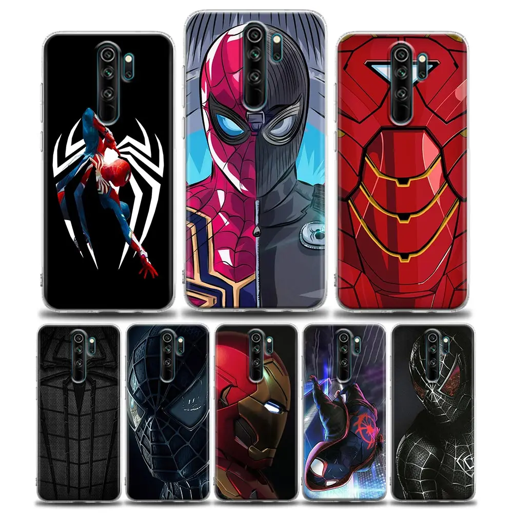 Tony Stark Iron Man Spider Man Clear Phone Case for Redmi 10C Note 11 11S 11T 10 10S 9 9S 8 8T 7 Pro 5G 4G Plus Silicone Case
Tony Stark Iron Man Spider Man Clear Phone Case for Redmi 10C Note 11 11S 11T 10 10S 9 9S 8 8T 7 Pro 5G 4G Plus Silicone Case