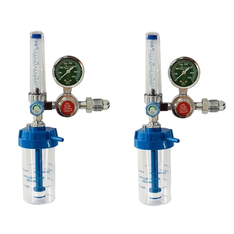 BEAU-2Pcs Oxygen Pressure Regulator Inhalator Gauge O2 Pressure Reducing Valve G5/8 Flow Meter Absorber Buoy Type Inhalator 
BEAU-2Pcs Oxygen Pressure Regulator Inhalator Gauge O2 Pressure Reducing Valve G5/8 Flow Meter Absorber Buoy Type Inhalator