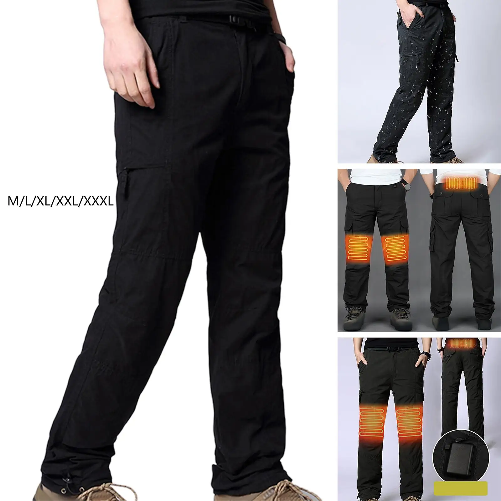 Electric Heated Pants USB Powered Elastic Waist Electric Breathable Thermal Heating Pants for Hiking Trekking Winter Outdoor
Electric Heated Pants USB Powered Elastic Waist Electric Breathable Thermal Heating Pants for Hiking Trekking Winter Outdoor
