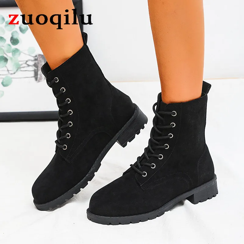 

big size ankle boots for women botines femme 2022 Casual Adulto Outdoo Botas women short boots high quality leather autumn boot