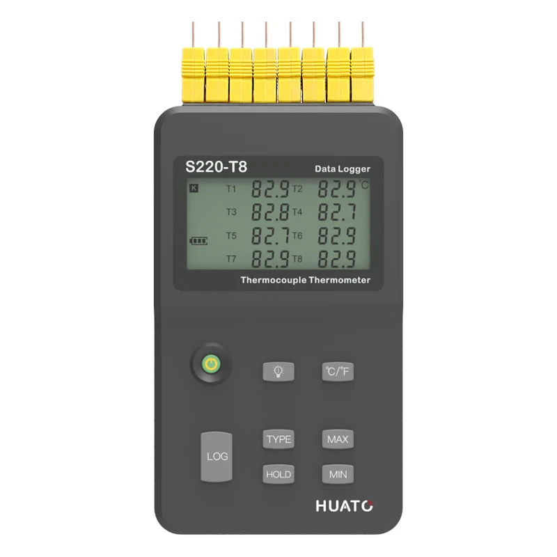 factory sell S220-T8 K type 8 Channels Thermocouple Thermometer Temperature instrument recorder 
factory sell S220-T8 K type 8 Channels Thermocouple Thermometer Temperature instrument recorder