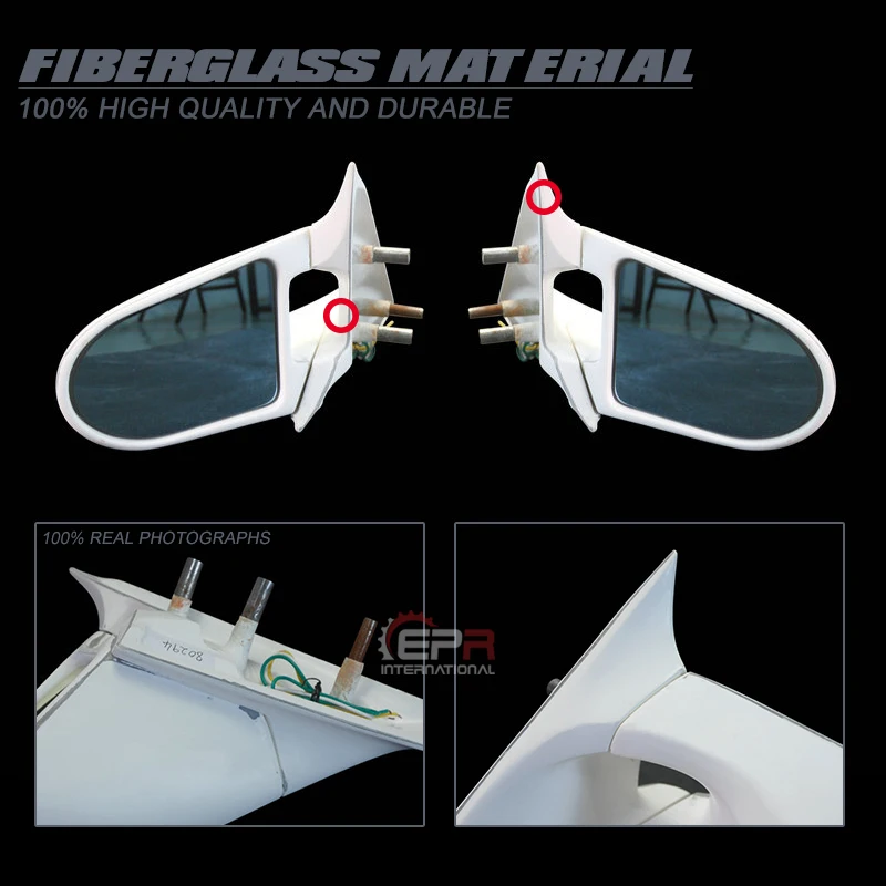 Fiber Glass Aero Mirror Rearview Replacement Pair For Mazda RX8 SE3P Early (Left Hand Drive Vehicle) FRP Unpainted Body Kit
Fiber Glass Aero Mirror Rearview Replacement Pair For Mazda RX8 SE3P Early (Left Hand Drive Vehicle) FRP Unpainted Body Kit