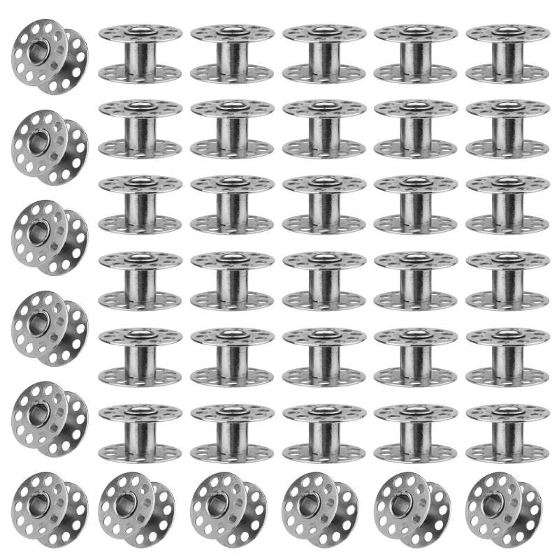 MIUSIE 50/100 Pcs Metal Bobbins Sewing Machine Bobbins Spool DIY Home Craft Tool For Sewing Accessories Knitting Machine Tool
MIUSIE 50/100 Pcs Metal Bobbins Sewing Machine Bobbins Spool DIY Home Craft Tool For Sewing Accessories Knitting Machine Tool