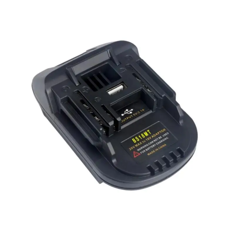USB-адаптер для аккумулятора BS18MT для Bosch 18 в BAT619G/620 для Makita 18 в BL
USB-адаптер для аккумулятора BS18MT для Bosch 18 в BAT619G/620 для Makita 18 в BL