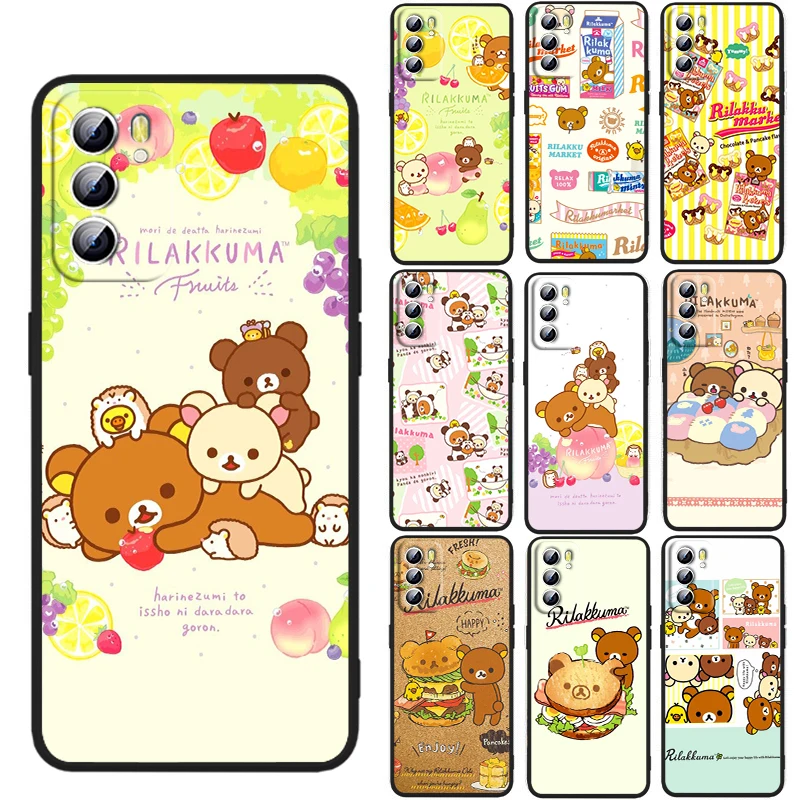 Love Cute Rilakkuma For OPPO Reno 7 6 5 4 3 SE Z F Pro Plus 4G 5G Black Phone Case Silicone Cover Shell Funda Capa
Love Cute Rilakkuma For OPPO Reno 7 6 5 4 3 SE Z F Pro Plus 4G 5G Black Phone Case Silicone Cover Shell Funda Capa