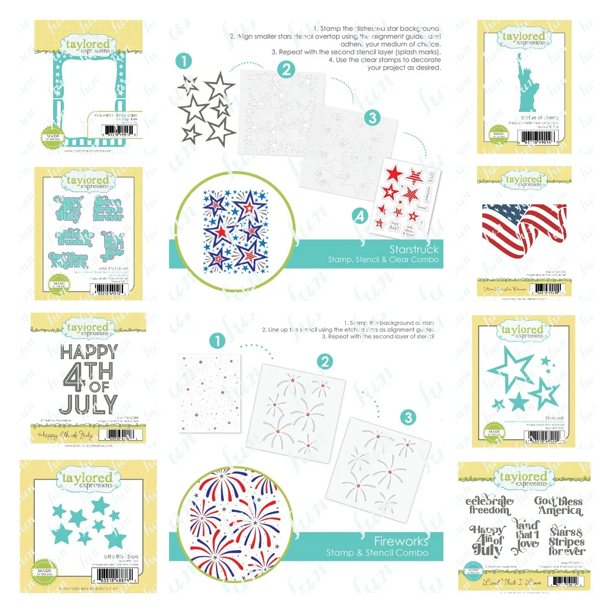 Little Bits Stars Fireworks Stripes Holiday Decor Metal Cutting Dies Clear Stamps Stencil Set Scrapbook Embossing DIY Paper Card
Little Bits Stars Fireworks Stripes Holiday Decor Metal Cutting Dies Clear Stamps Stencil Set Scrapbook Embossing DIY Paper Card