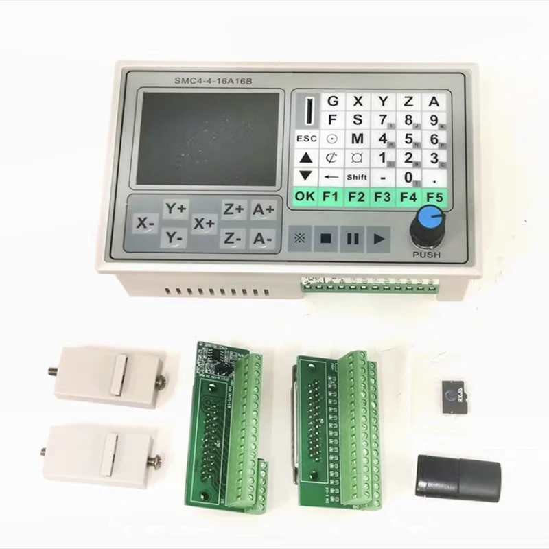 SMC4 engraving machine CNC controller CNC 4-axis offline controller breakout board CNC engraving machine control system card
SMC4 engraving machine CNC controller CNC 4-axis offline controller breakout board CNC engraving machine control system card