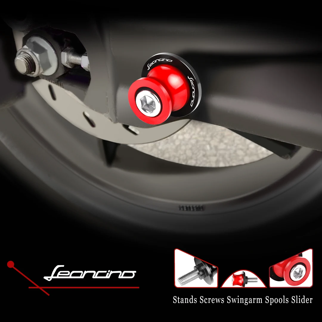For Benelli leoncino 500 BJ500 BJ500 TRK 502 2015 2016 2017 2018 19 leoncinoX 6MM Motorcycle Swingarm Slider Spools Stand Screws
For Benelli leoncino 500 BJ500 BJ500 TRK 502 2015 2016 2017 2018 19 leoncinoX 6MM Motorcycle Swingarm Slider Spools Stand Screws