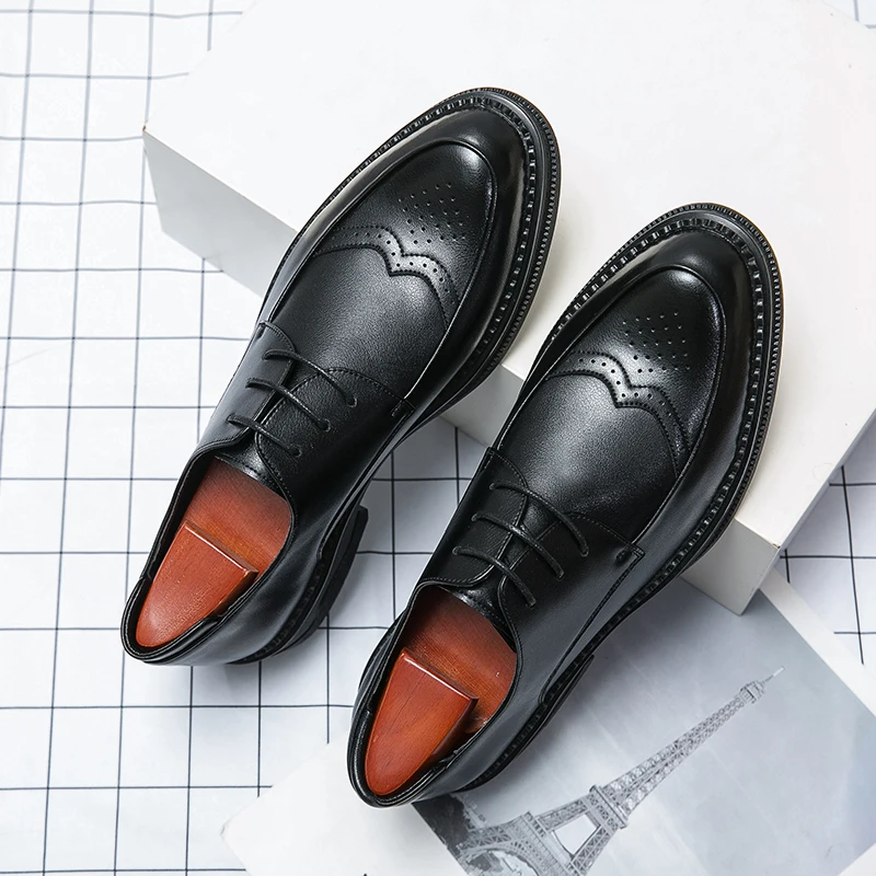 Derby shoes dress shoes wedding shoes office shoes groom leather shoes business lace up shoes water proof meeting shoes
Derby shoes dress shoes wedding shoes office shoes groom leather shoes business lace up shoes water proof meeting shoes