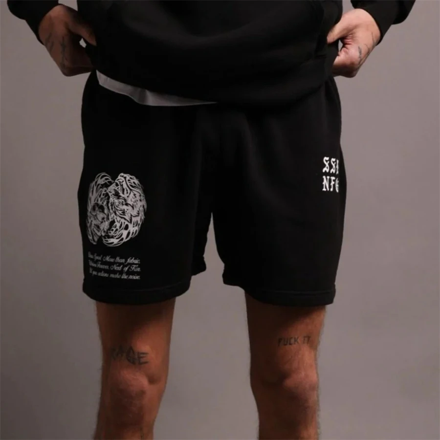 2023 Cotton New printing Men's Shorts Summer Fashion Letters Casual Five Points Jogger Gym Workout Sweatpants
2023 Cotton New printing Men's Shorts Summer Fashion Letters Casual Five Points Jogger Gym Workout Sweatpants