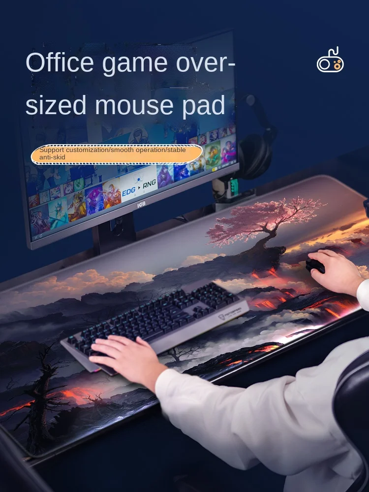 Mouse pad super large notebook keyboard pad animation landscape office desk desktop wrist guard hand holding mouse pad
Mouse pad super large notebook keyboard pad animation landscape office desk desktop wrist guard hand holding mouse pad