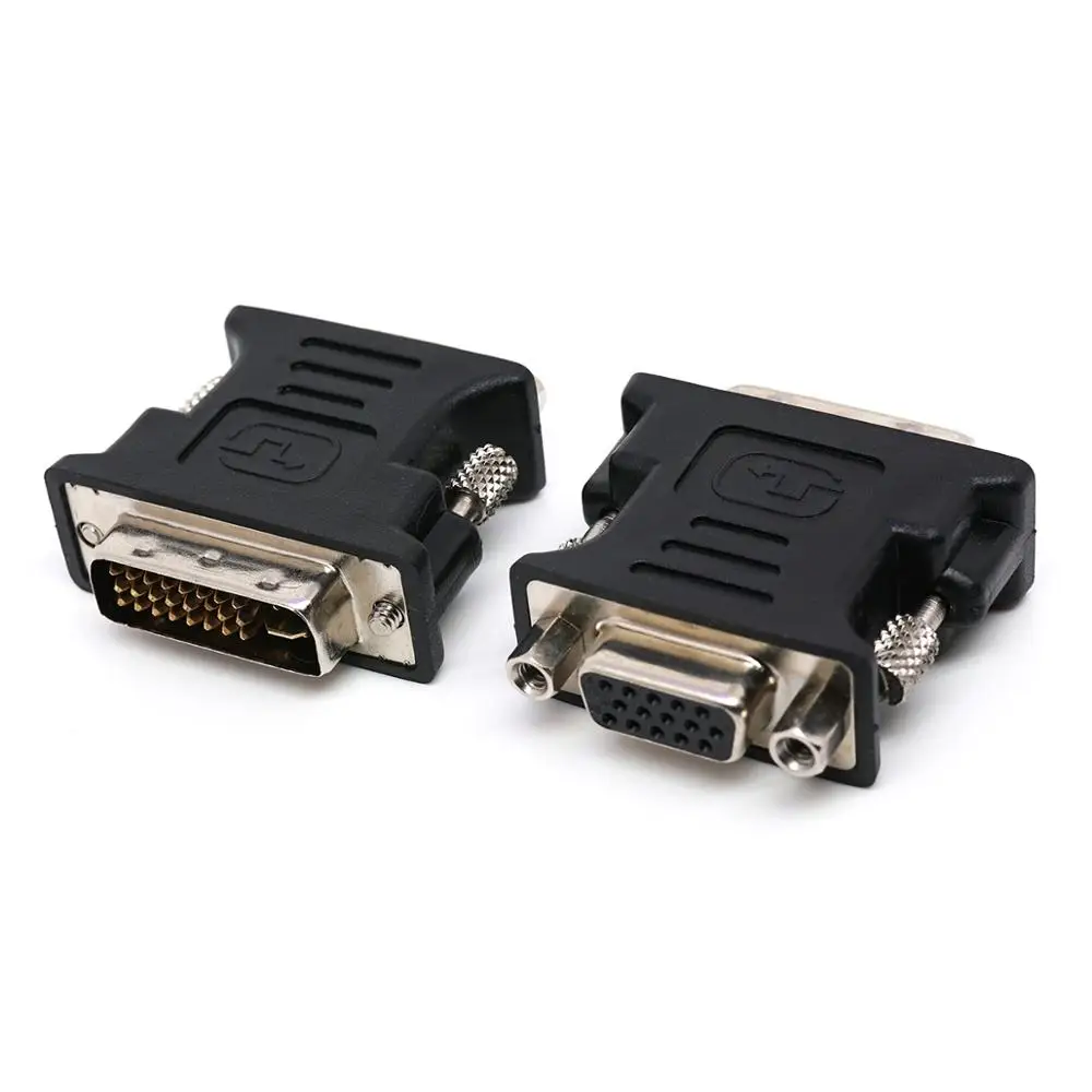 Адаптер DVI-i-VGA 1080P 24 + 5 штекер-гнездо
Адаптер DVI-i-VGA 1080P 24 + 5 штекер-гнездо