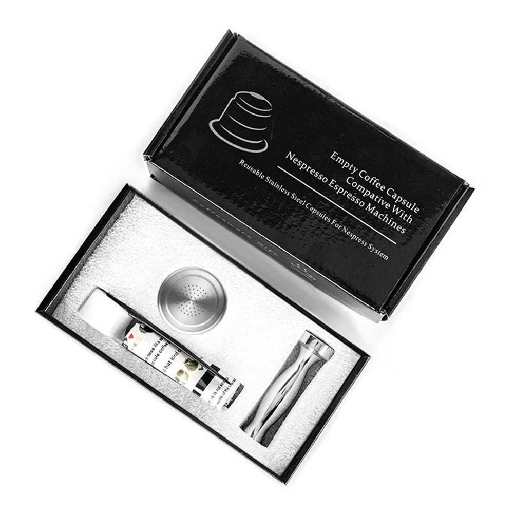 5g Coffee Powder Coffee Tamper Coffee Capsule Set Coffee Accessories Capsule Set Filter Dripper Refillable Capsule
5g Coffee Powder Coffee Tamper Coffee Capsule Set Coffee Accessories Capsule Set Filter Dripper Refillable Capsule