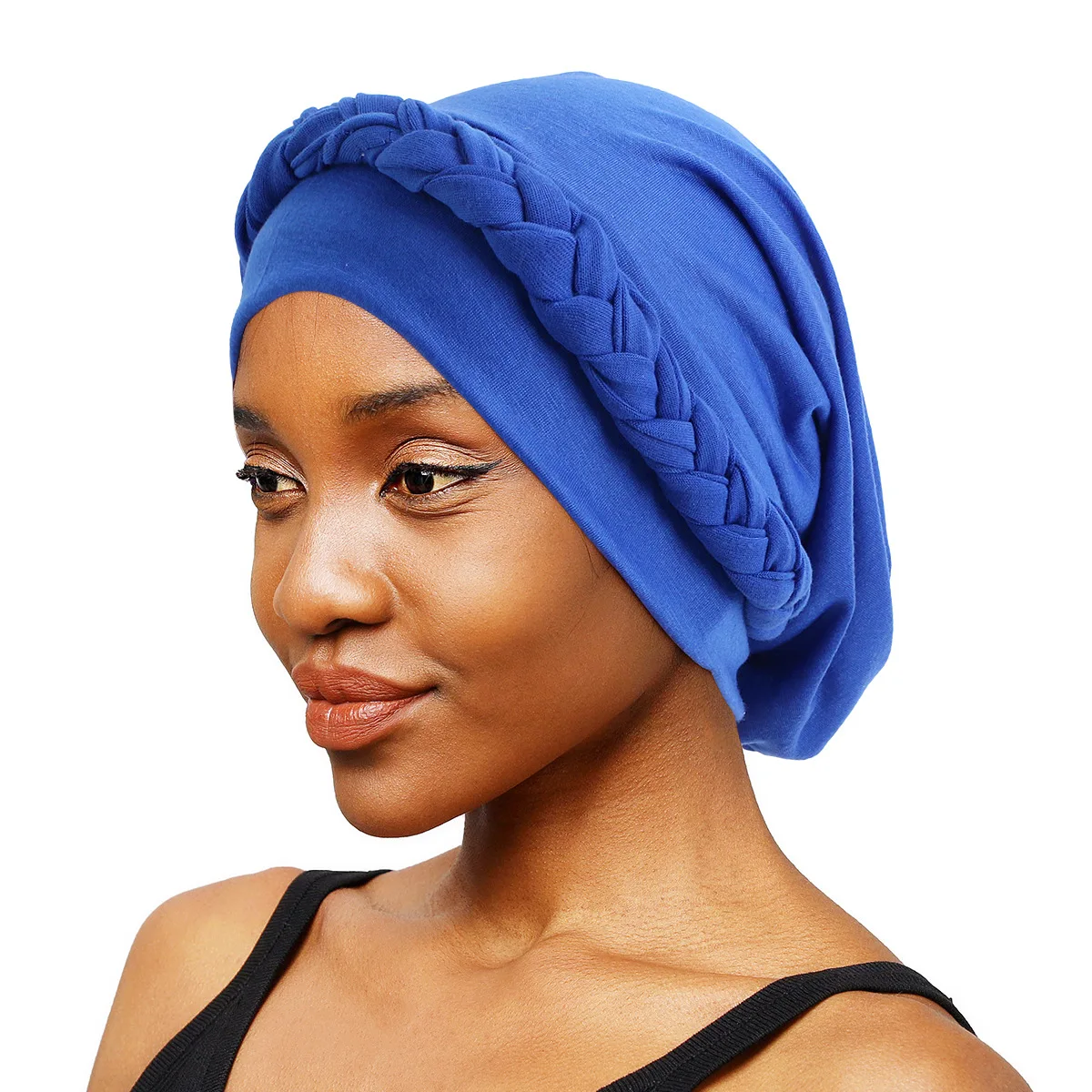 

Indian Turban Braids Women Chemo Cap Muslim Hijab Headscarf Cancer Hair Loss Head Cover Bonnet Hat Headwear Beanies Scarf Wrap