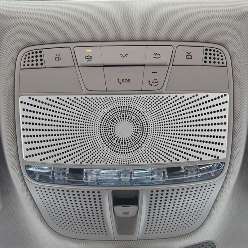 For Mercedes Benz E Class W213 2016-2021 Stainless Steel Car Accessories Roof Reading Light Speaker Cover Trim Decoration Frame
For Mercedes Benz E Class W213 2016-2021 Stainless Steel Car Accessories Roof Reading Light Speaker Cover Trim Decoration Frame
