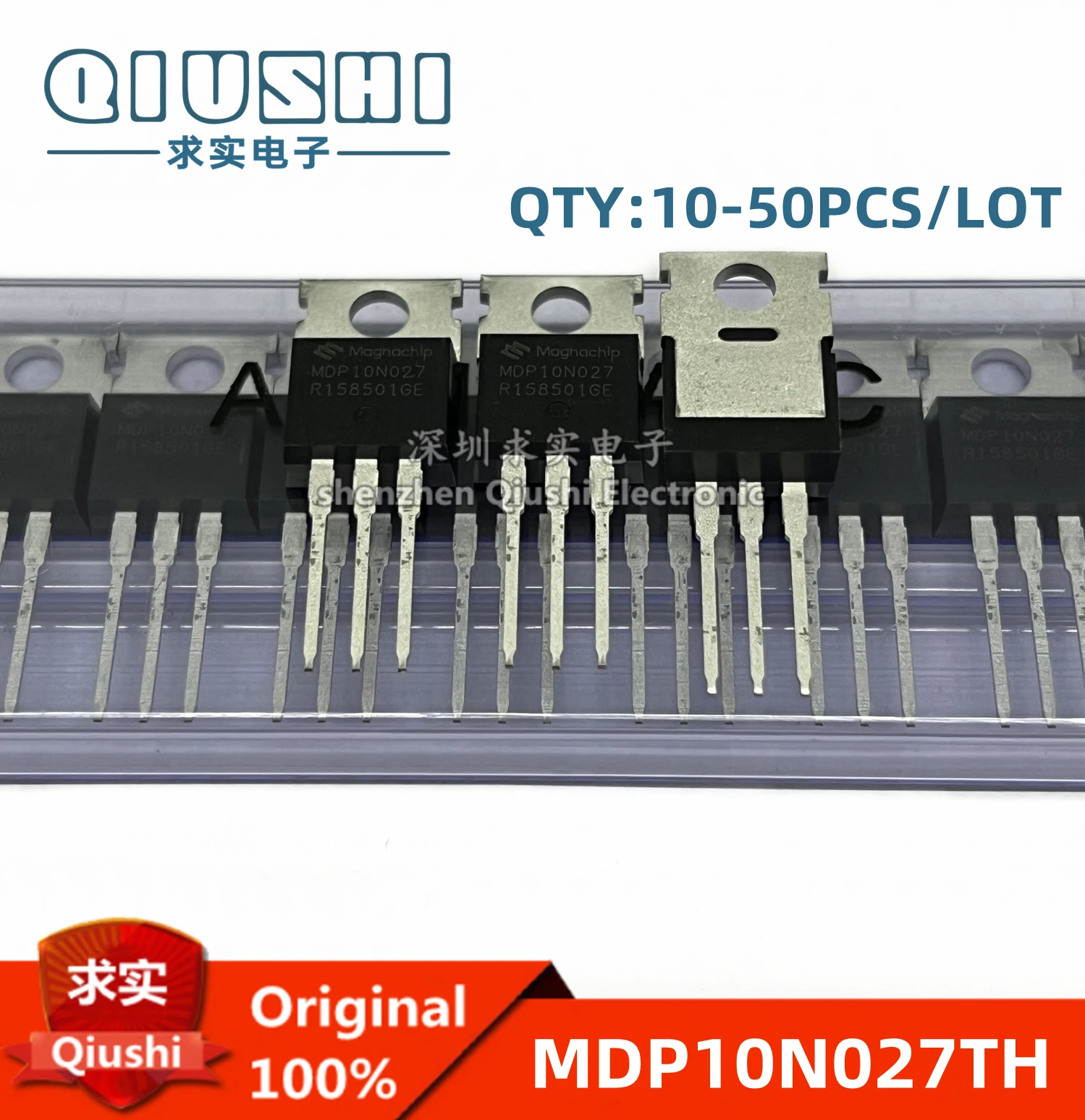 Qiushi 10pcs - 50pcs/LOT 100% New Imported Oiginal MDP10N027TH MDP10N027 MOSFET 100V 120A
Qiushi 10pcs - 50pcs/LOT 100% New Imported Oiginal MDP10N027TH MDP10N027 MOSFET 100V 120A