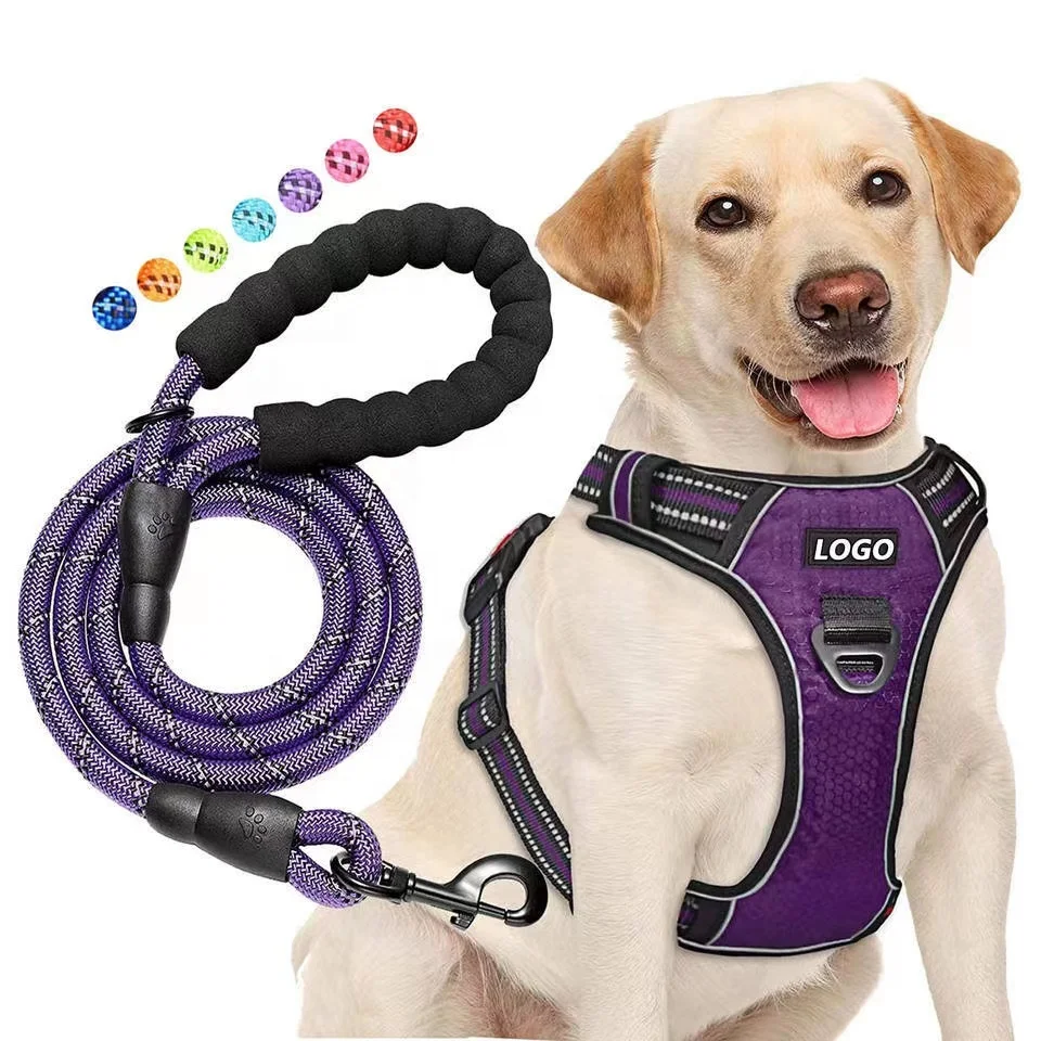 Pet Dog Supplies Amazon Hot Selling Nylon Breathable Reflective Strip Walking Dog Harness Set
Pet Dog Supplies Amazon Hot Selling Nylon Breathable Reflective Strip Walking Dog Harness Set