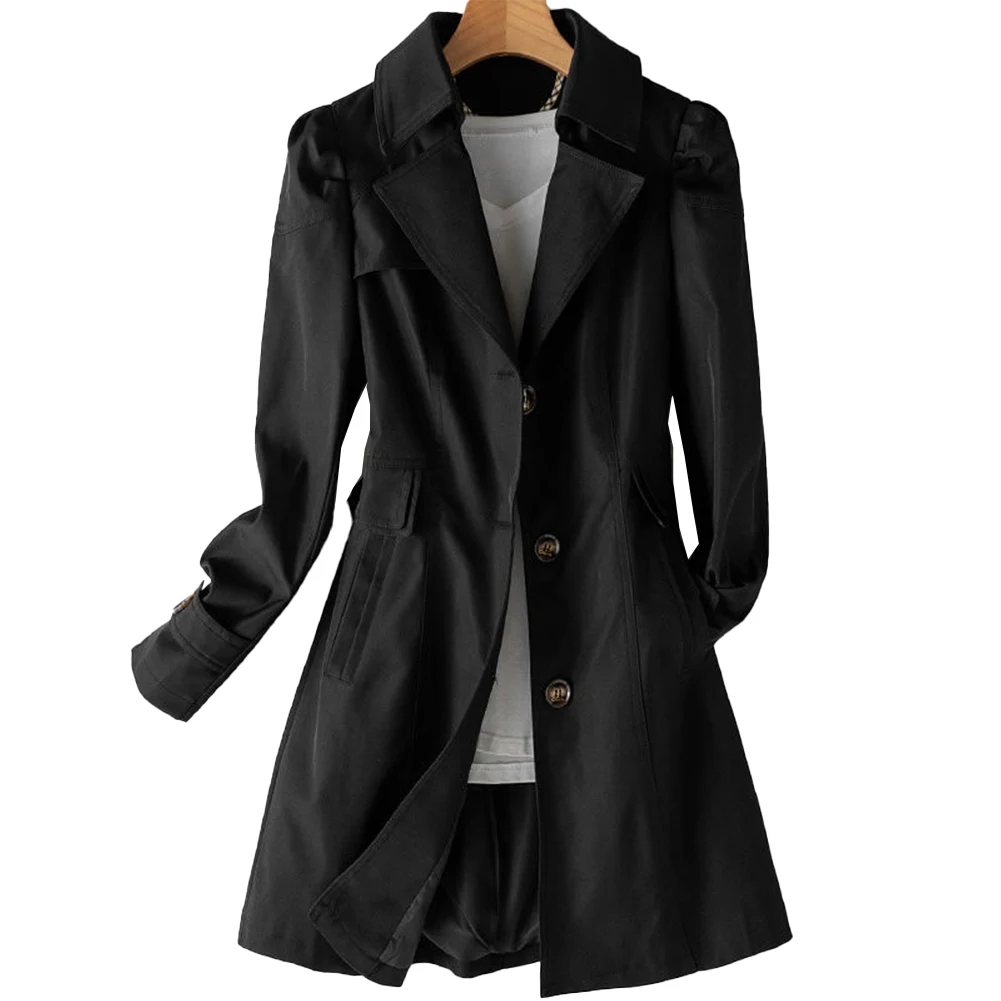 Fashion Classic Long Windcheater Coats Slim Single Breasted Windbreaker Fall Spring Autumn Overcoat Trench Clothing For Women
Fashion Classic Long Windcheater Coats Slim Single Breasted Windbreaker Fall Spring Autumn Overcoat Trench Clothing For Women