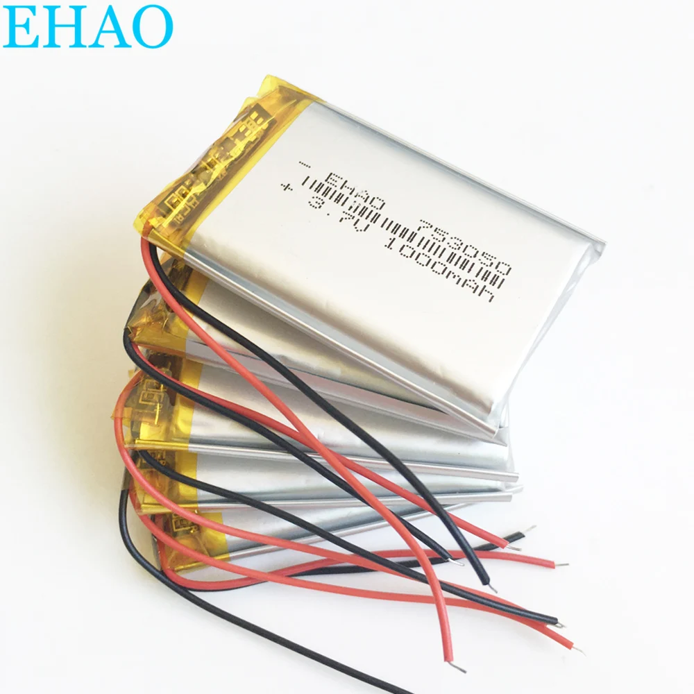 5 шт., литий-полимерные аккумуляторные батареи EHAO 753050 3,7 в 1000 мАч
5 шт., литий-полимерные аккумуляторные батареи EHAO 753050 3,7 в 1000 мАч