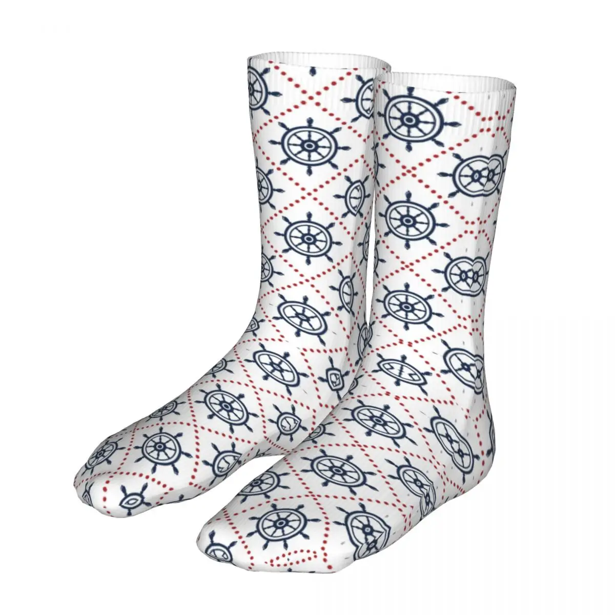 Nautical Steering Wheel Socks Men's Women's Polyester Funny Happy Socks Novelty Spring Summer Autumn Winter Socks Gifts
Nautical Steering Wheel Socks Men's Women's Polyester Funny Happy Socks Novelty Spring Summer Autumn Winter Socks Gifts