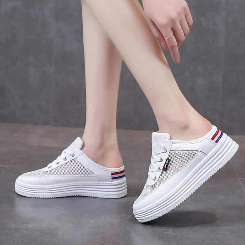 BIKINIKEY Muffin Thick-soled Women's Shoes 2022 Summer New Mesh Breathable Casual Women's Slippers with Increased Inner Height
BIKINIKEY Muffin Thick-soled Women's Shoes 2022 Summer New Mesh Breathable Casual Women's Slippers with Increased Inner Height