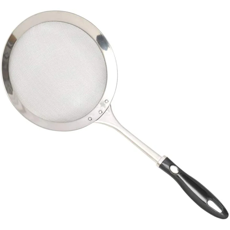 Stainless Steel Mesh Skimmer Strainer Wire Sieve Sifter Strainer Ladle Spoon For Pasta Rice Juice Flour Soy Milk
Stainless Steel Mesh Skimmer Strainer Wire Sieve Sifter Strainer Ladle Spoon For Pasta Rice Juice Flour Soy Milk
