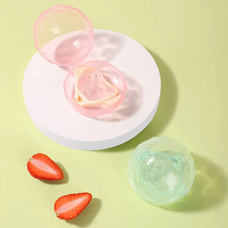Baby Silicone Pacifier+Storage Box Set Infant Teething Chewing Soother Comfort Appease Nipple+Teether Dust Cover
Baby Silicone Pacifier+Storage Box Set Infant Teething Chewing Soother Comfort Appease Nipple+Teether Dust Cover