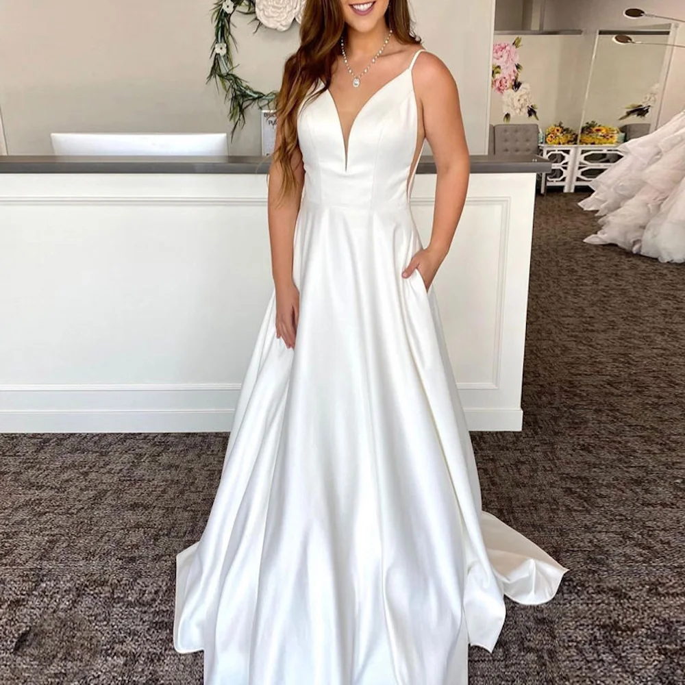 Satin Evening Dresses for wedding strapless Long Formal prom Dresses elegant A-Line plus size wedding party dress
Satin Evening Dresses for wedding strapless Long Formal prom Dresses elegant A-Line plus size wedding party dress
