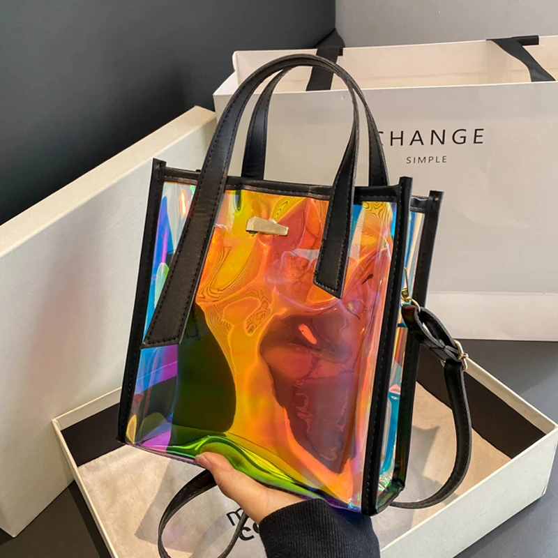 Fashion Silver Laser Luxury Women Shoulder Bag PU Leather Holographic Crossbody Bags for Teenage Girls 2pcs Set Female Handbags
Fashion Silver Laser Luxury Women Shoulder Bag PU Leather Holographic Crossbody Bags for Teenage Girls 2pcs Set Female Handbags