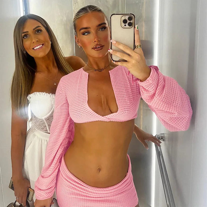 2023 autumn winter new shirring long sleeves open collar cropped hot girl tops Y2K women's sexy party club Vestidos
2023 autumn winter new shirring long sleeves open collar cropped hot girl tops Y2K women's sexy party club Vestidos
