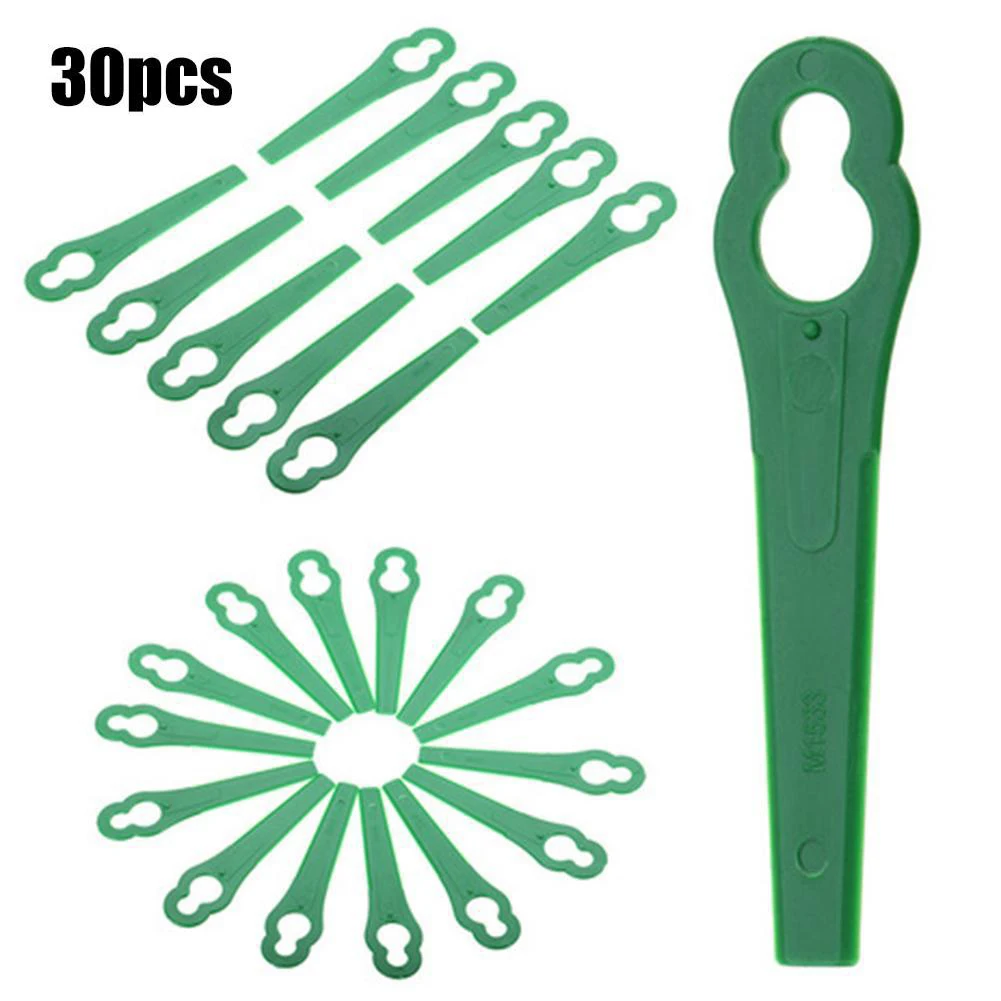 30pcs Plastic Blades High Quality Grass Trimmer Replacement Blades For Ferrex Aldi FAR 20-1 97699 2002706 FE220 Grass Trimmer
30pcs Plastic Blades High Quality Grass Trimmer Replacement Blades For Ferrex Aldi FAR 20-1 97699 2002706 FE220 Grass Trimmer