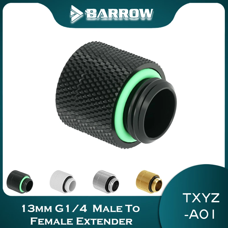 Barrow G1/4 Male To Female Extender 360 degree Rotary Fittings Anti-Twist Adapter for computer water cooling TXYZ-A01
Barrow G1/4 Male To Female Extender 360 degree Rotary Fittings Anti-Twist Adapter for computer water cooling TXYZ-A01